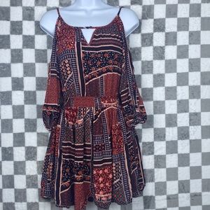 American Eagle AE XS cold shoulder dress